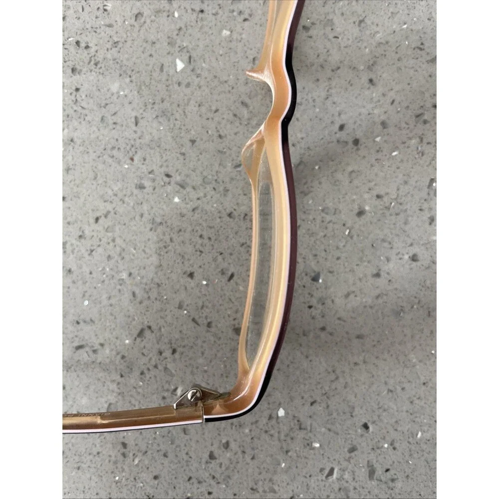 Gianni Po GP P49 Purple Rectangle Full Rim 52-17-135 Wine Eyeglasses Frames ONLY